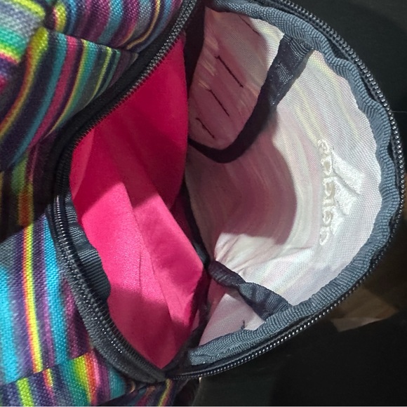 NWOT! Adidas Multicolor Striped Backpack - Picture 6 of 6
